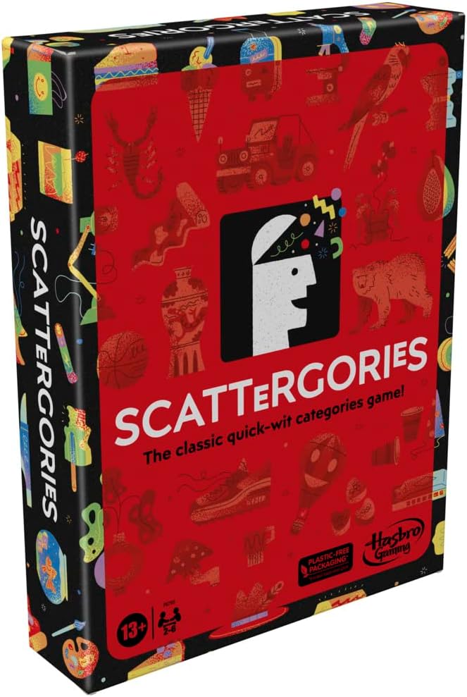 Load image into Gallery viewer, Classic Scattergories Game, Party Game for Adults and Teens Aged 13 and up, Board Game for 2-6 Players
