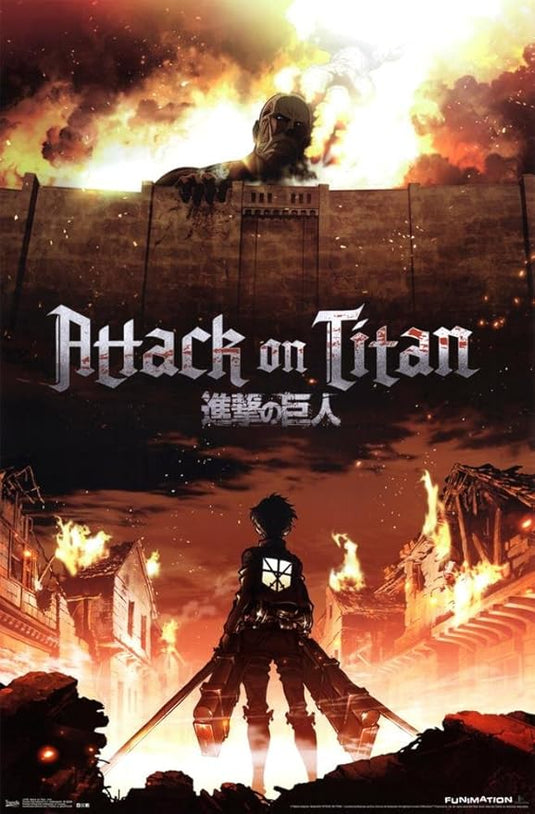 Attack on Titan - Fire Wall Poster