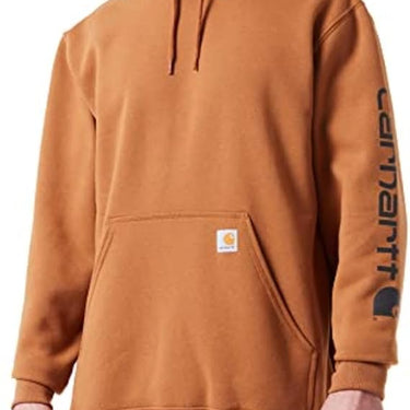 Carhartt Loose Fit Midweight Logo Sleeve Graphic Hoodie (Carhartt Brown) Size XLT