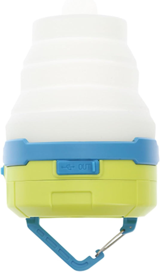 UST Spright 3AAA LED Collapsible Water and Impact Resistant Mini Lantern with 100 Lumens and Hook for Camping, Hiking, Emergency and Outdoor Survival, 2pk