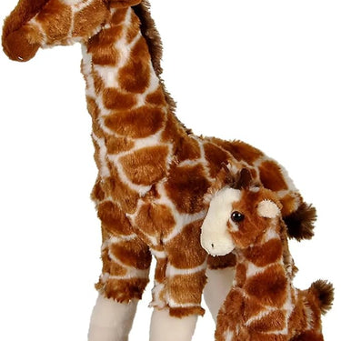 14.5" And 8" Birth Of Life Giraffe Plush