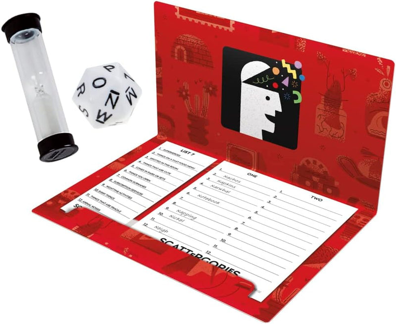 Load image into Gallery viewer, Classic Scattergories Game, Party Game for Adults and Teens Aged 13 and up, Board Game for 2-6 Players
