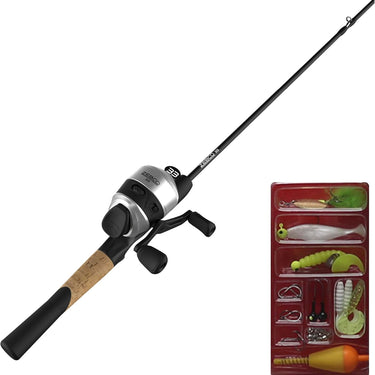 Zebco 33 5'6" Spincast 2-Piece Fishing Rod Combo Kit