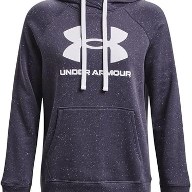 Under Armour Women's Rival Fleece Logo Hoodie (Tempered Steel) Sizes S-XXL