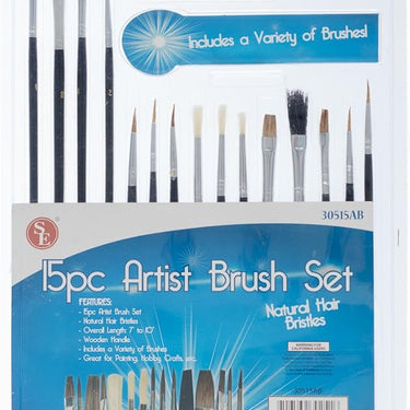 Sona Enterprises 15-Piece Artist Brush Set
