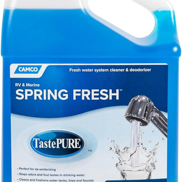 Camco TastePURE Spring Fresh Water System Cleaner and Deodorizer 1gal