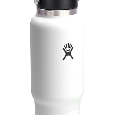 Hydro Flask 40oz Wide Flex Straw Travel Bottle (White)