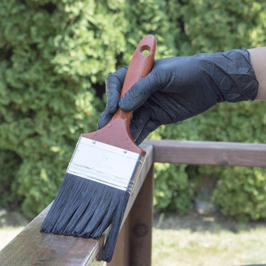 Gloveworks Nitrile Disposable Gloves Medium Black Powder Free 100 pk