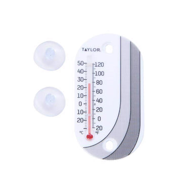 Taylor Tube Thermometer Plastic White 4 in.