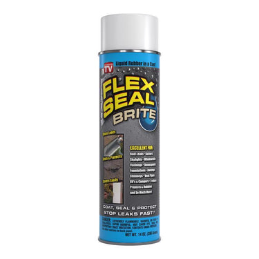 Flex Seal Off White Brite Rubber Spray Sealant 14 oz