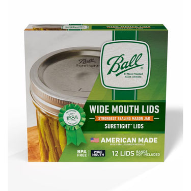 Ball Wide Mouth Canning Lid 12 pk