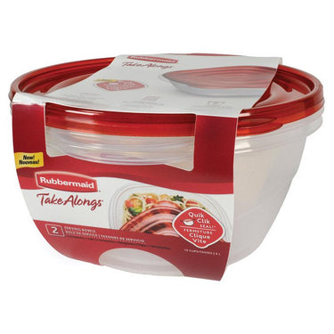 Rubbermaid 13 cups Clear Food Storage Container 2 pk