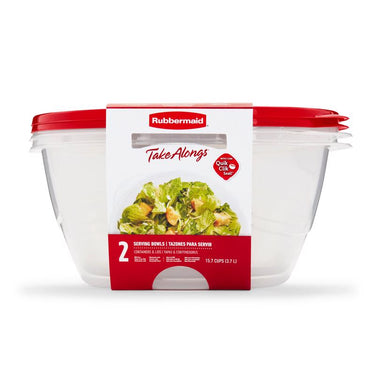Rubbermaid 13 cups Clear Food Storage Container 2 pk