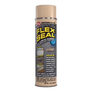 Flex Seal Almond Rubber Spray Sealant 14 oz