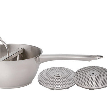 Harold Import 64 oz Silver Stainless Steel Food Mill