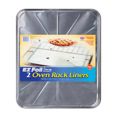 Hefty EZ Foil 15-3/4 in. W X 18-1/4 in. L Oven Liner Silver 2 pk