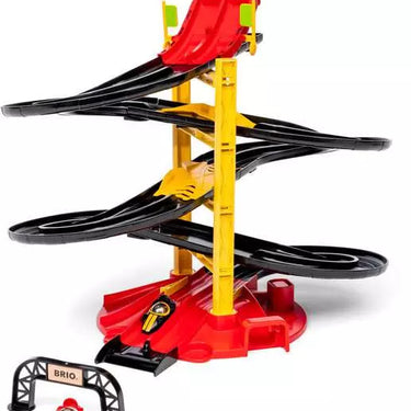 BRIO Roll Racing Tower - Wooden toy for toddlers 36 months up