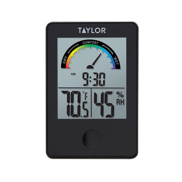 Taylor Digital Thermometer Plastic Black 3.54 in.