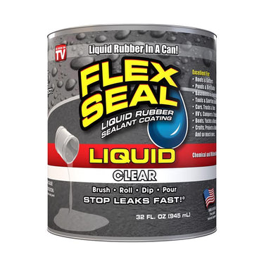 Flex Seal Clear Liquid Rubber Sealant Coating 32 fl. oz.