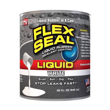 Flex Seal White Liquid Rubber Sealant Coating 32 fl. oz.
