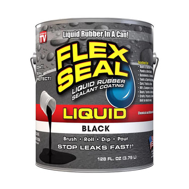 Flex Seal Black Liquid Rubber Sealant Coating 128 fl. oz.