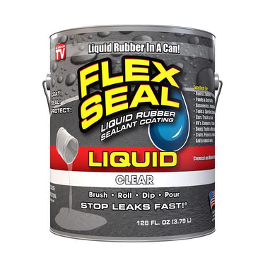 Flex Seal Clear Liquid Rubber Sealant Coating 128 fl. oz.