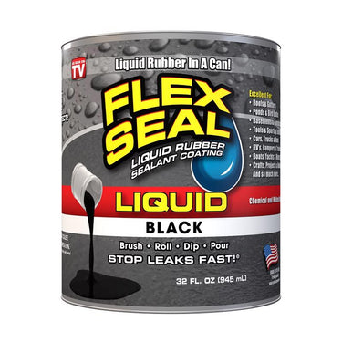 Flex Seal Black Liquid Rubber Sealant Coating 32 fl. oz.