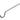 Kenney Chrome Silver Curtain Rod Support Hook 2 in. L