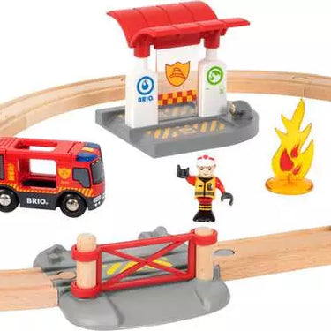 BRIO World Train Set Firefighter Train Set