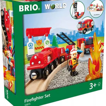 BRIO World Train Set Firefighter Train Set