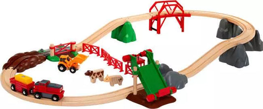 BRIO World Train Set Animal Farm Set