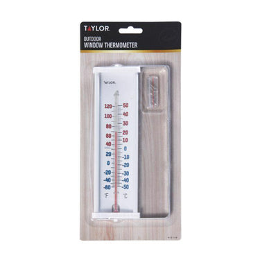 Taylor Tube Thermometer Plastic White 8.66 in.