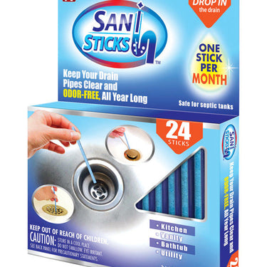 SANI 360 Sani Sticks No Scent Deodorizing Multi-Purpose Cleaner Stick 24 pk