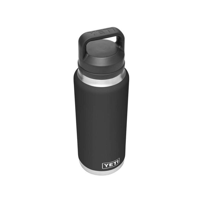 Load image into Gallery viewer, YETI Rambler 36 oz Black BPA Free Bottle with Chug Cap
