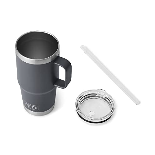 Load image into Gallery viewer, Yeti Rambler 25oz Mug with Straw Lid Charcoal
