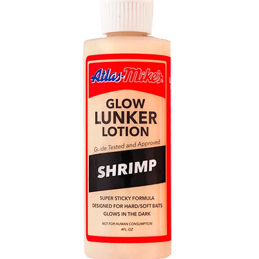 Atlas Mike’s Glow Lunker Lotion – Shrimp/Glow