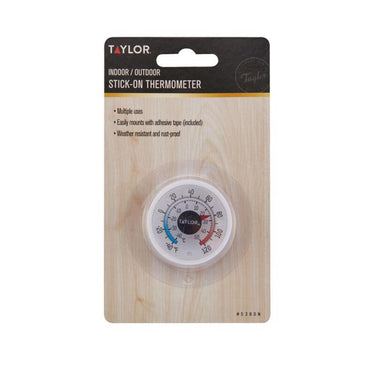 Taylor Dial Thermometer Plastic White 1.75 in.