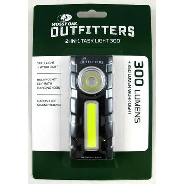 Mossy Oak Outfitters 2-in-1 Task Light 300 Lumen