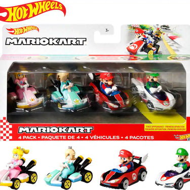 Hot Wheels Mario Kart 4 Pack Set