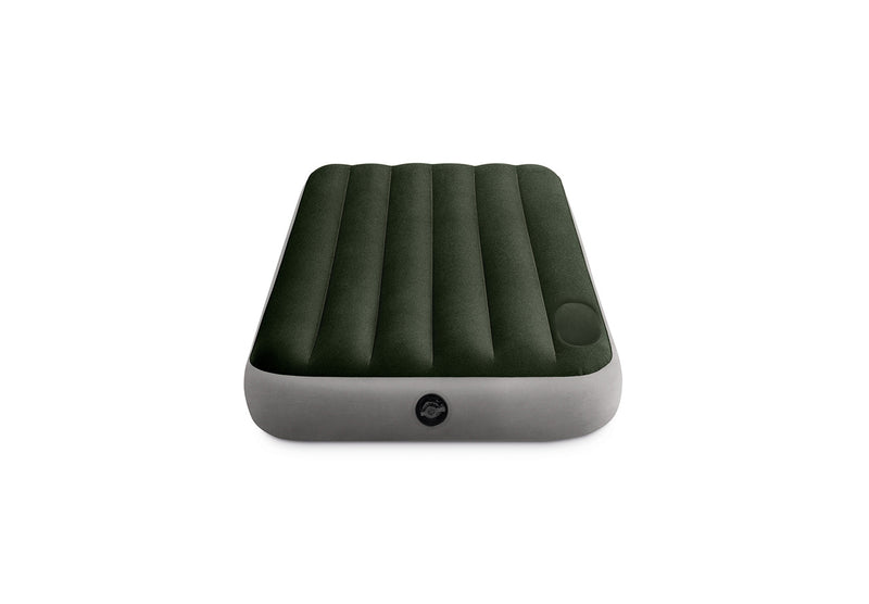 Load image into Gallery viewer, Intex Dura-Beam® Standard Downy Air Mattress 10&quot; Twin w/ Built-In Foot Pump
