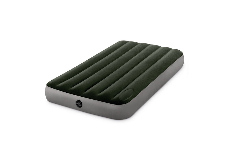 Load image into Gallery viewer, Intex Dura-Beam® Standard Downy Air Mattress 10&quot; Twin w/ Built-In Foot Pump
