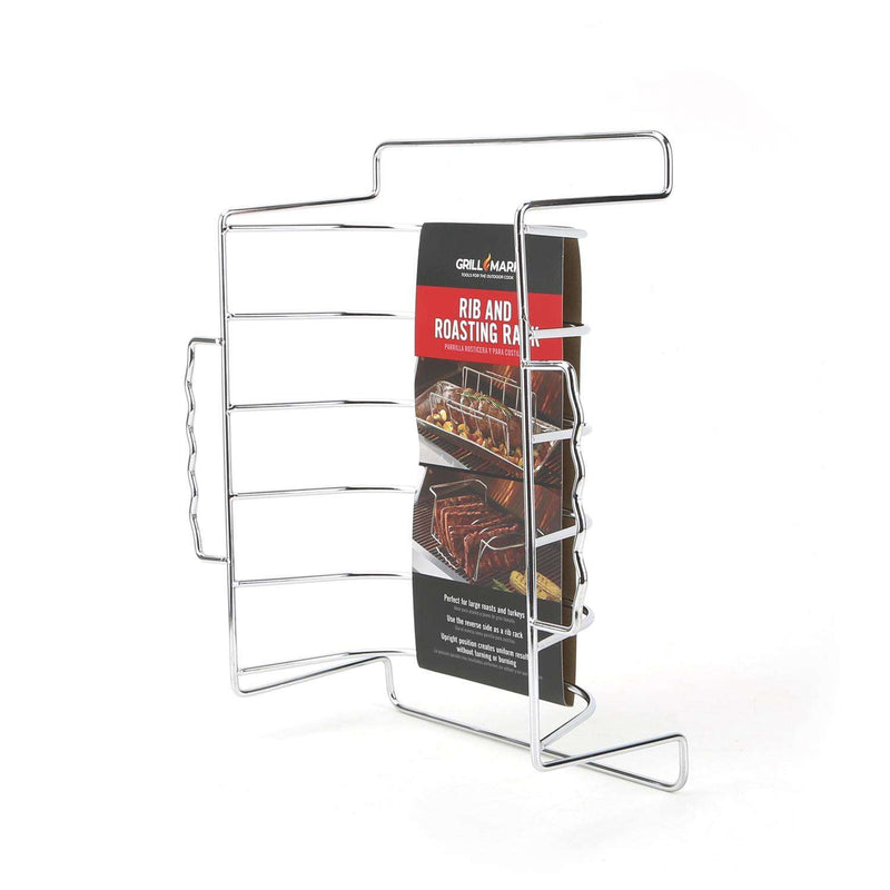 Load image into Gallery viewer, Grill Mark Steel Rib and Roast Rack 10&quot; x 4.75&quot;
