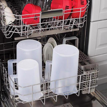 Rubbermaid 2 qt Clear/Red Pitcher Plastic