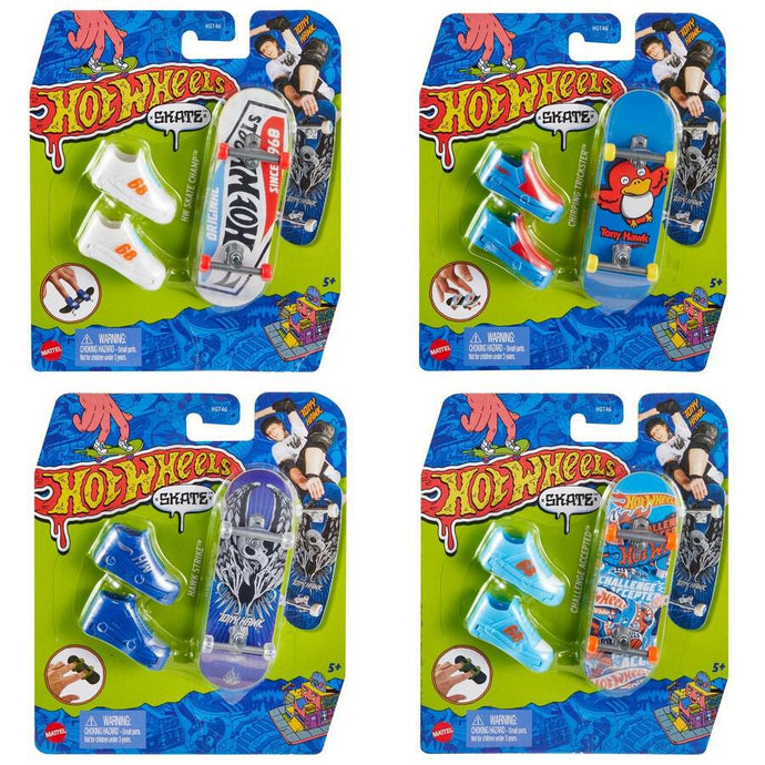 Hot Wheels Mini Skateboard With Shoes Assorted