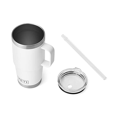 Load image into Gallery viewer, Yeti Rambler 25oz Mug with Straw Lid White
