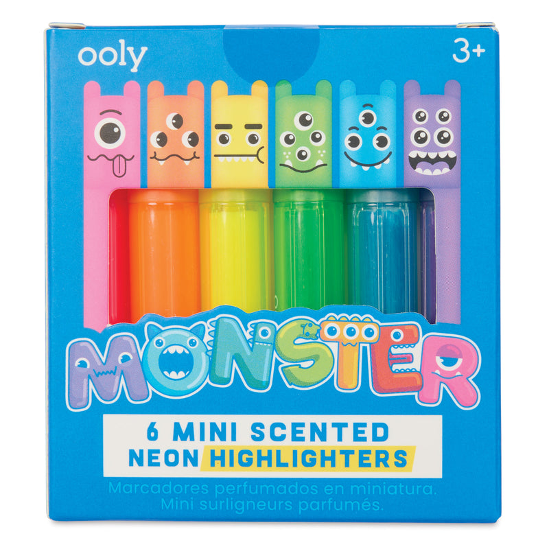 Load image into Gallery viewer, Ooly Mini Monster Scented Highlighters (6 Set)
