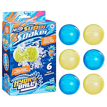 Nerf Super Soaker Hydro Balls, 6Count