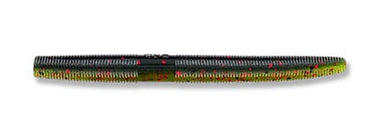Yamamoto 4″ Senko 10-Pack (Watermelon Black/Red Flake)