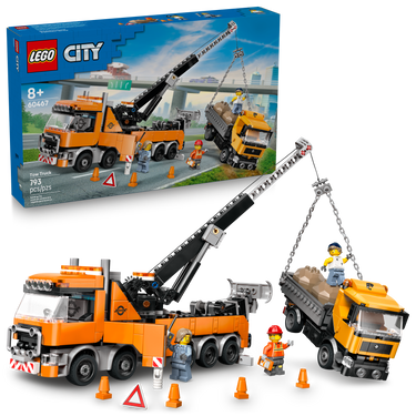 LEGO® City Heavy-Duty Recovery Tow Truck with Crane