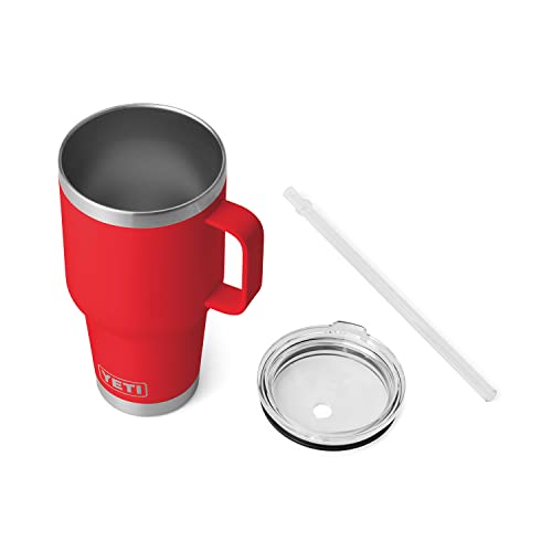 Load image into Gallery viewer, Yeti Rambler 35oz Mug with Straw Lid Rescue Red
